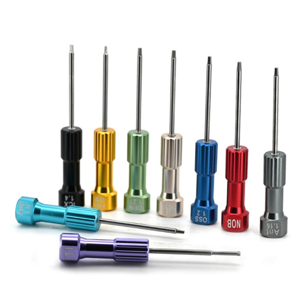 Micro Screwdriver Kit - ไขควงช่างเทคนิคขนาด 6.2 ซม. ทนทาน หลายสี ไขควงขนาดเล็กสแตนเลส