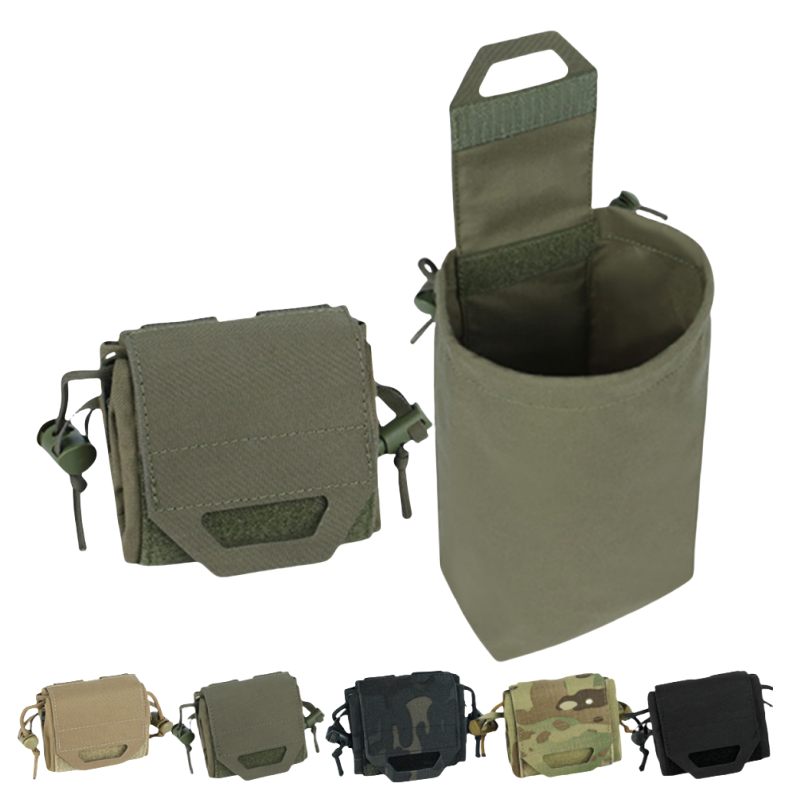 Edc Able Carry - กระเป๋า Molle แบบพับได้ขนาดเล็ก กระเป๋าใส่ของอเนกประสงค์สำหรับคาดเอว กระเป๋าใส่แมกกาซีน กระเป๋าอเนกประสงค์สำหรับเข็มขัด