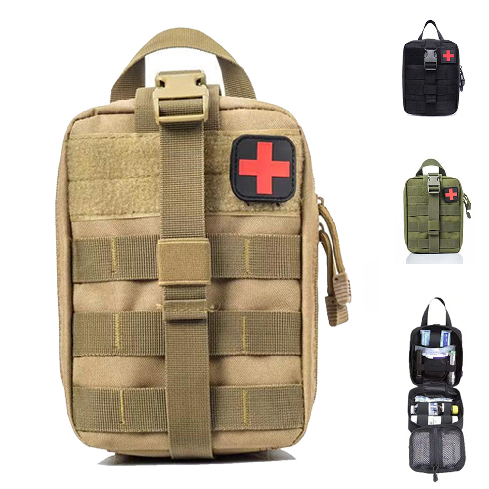 Edc Carry Belt Pouch - ชุดปฐมพยาบาล กระเป๋าฉุกเฉินทางการแพทย์สำหรับผู้ชาย ผู้หญิง กิจกรรมกลางแจ้ง กีฬา ท่องเที่ยว