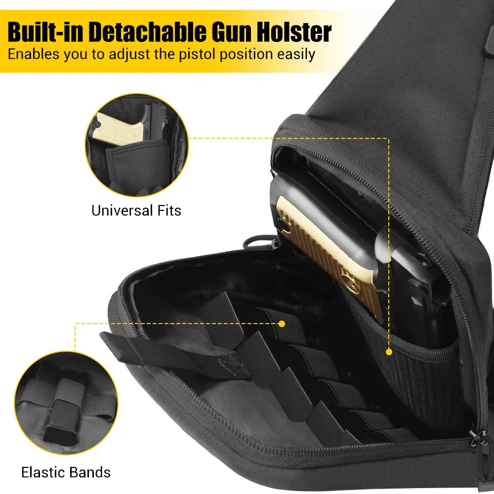 กระเป๋าเก็บปืนแบบซ่อนสำหรับพกพ - Edc Carry Pistols บทวิจารณ์และราคา