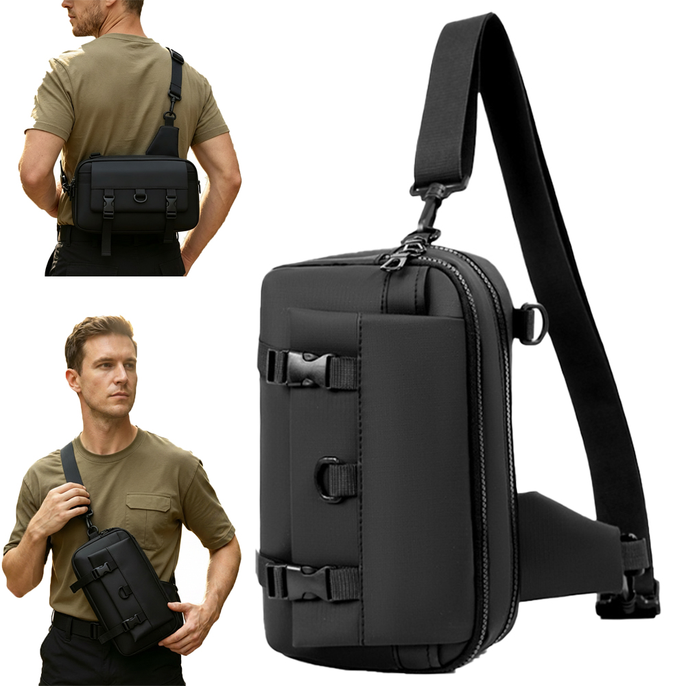 กระเป๋าปืนพกยุทธวิธี กระเป๋าเก - Edc Concealed Carry Sling Bag บทวิจารณ์และราคา