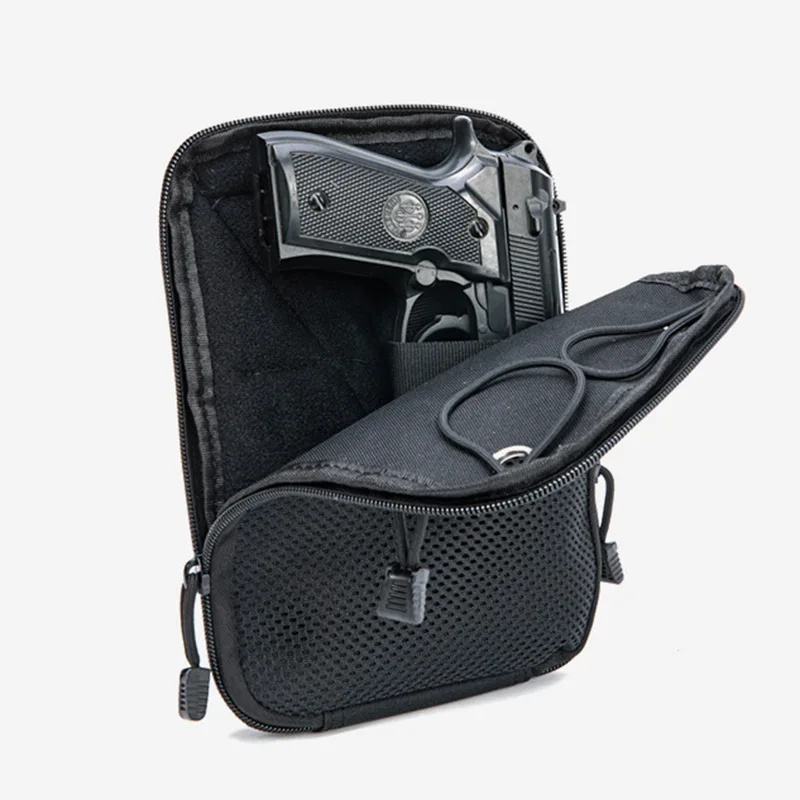 Molle ยุทธวิธีปกปิดปืนกระเป๋า  - Edc Carry Pistols บทวิจารณ์และราคา
