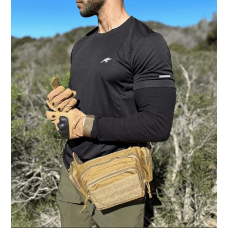 กระเป๋าคาดเอวกันน้ำแบบยุทธวิธี - Edc Concealed Carry Fanny Pack บทวิจารณ์และราคา