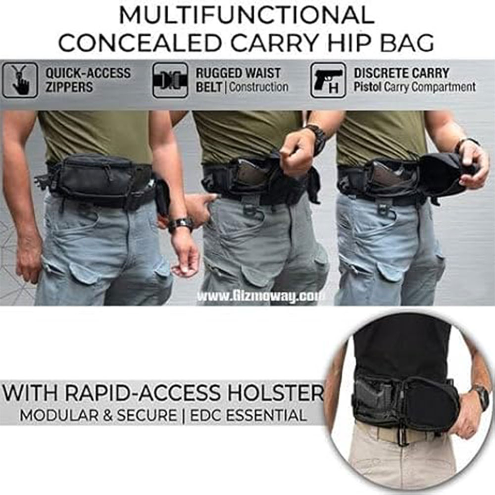 กระเป๋าปืนพกยุทธวิธี กระเป๋าใส - Edc Carry Pistols บทวิจารณ์และราคา