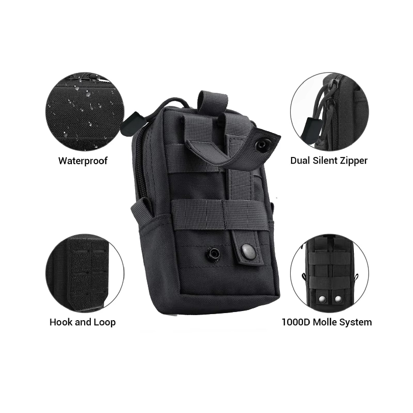 กระเป๋าคาดเอวแบบมอลล์สำหรับใช้ - Edc Carry Belt Pouch บทวิจารณ์และราคา
