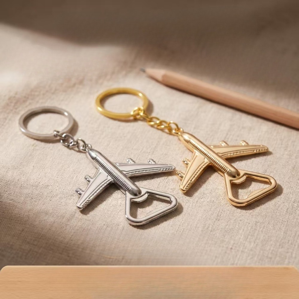 พวงกุญแจโลหะรูปเครื่องบินแบบเป - Bottle Opener Keyring บทวิจารณ์และราคา