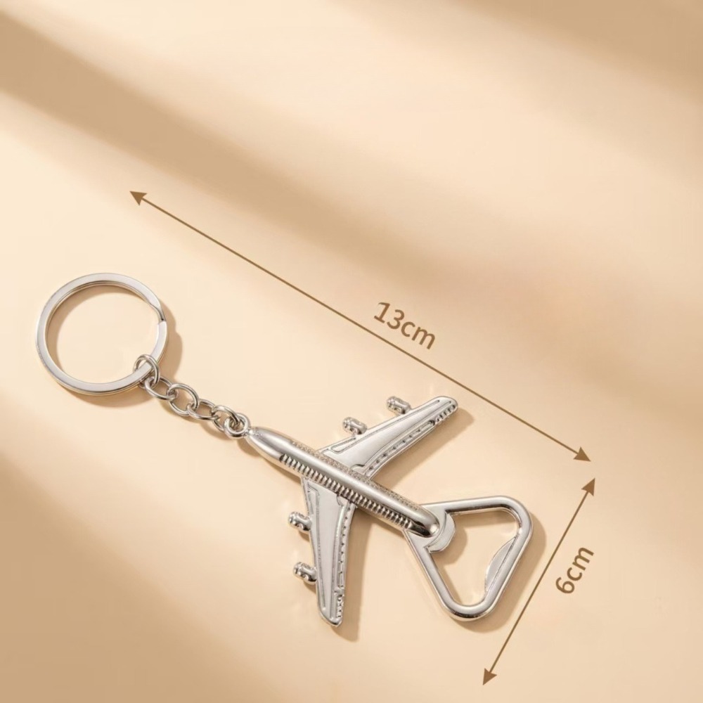 พวงกุญแจโลหะรูปเครื่องบินแบบเป - Bottle Opener Keyring บทวิจารณ์และราคา