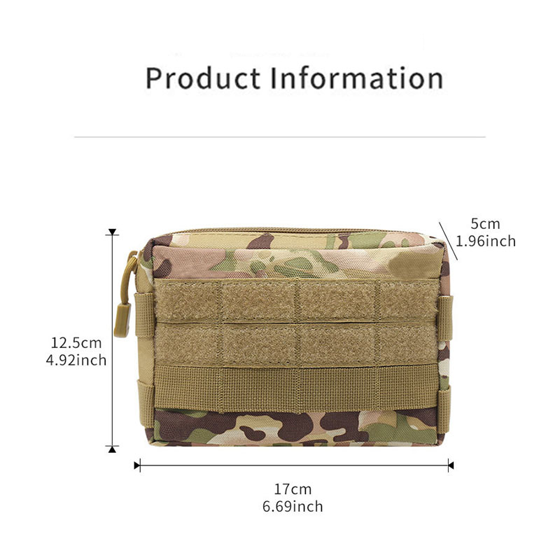 กระเป๋าคาดเอวแบบยุทธวิธี Molle - Edc Carry Belt Pouch บทวิจารณ์และราคา