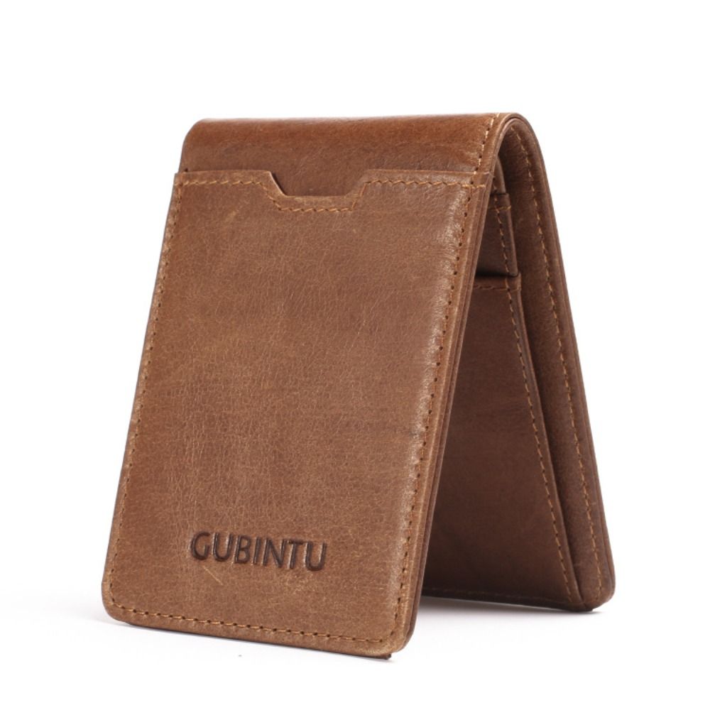 กระเป๋าสตางค์หนังแท้สำหรับผู้ช - Money Clip Magnetic บทวิจารณ์และราคา