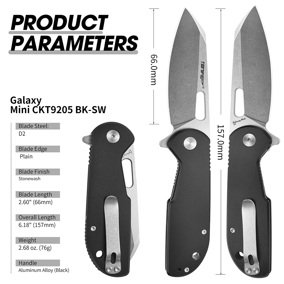 มีดพับ TONIFE Galaxy Mini CKT9 - Everyday Carry (Edc) Knife บทวิจารณ์และราคา