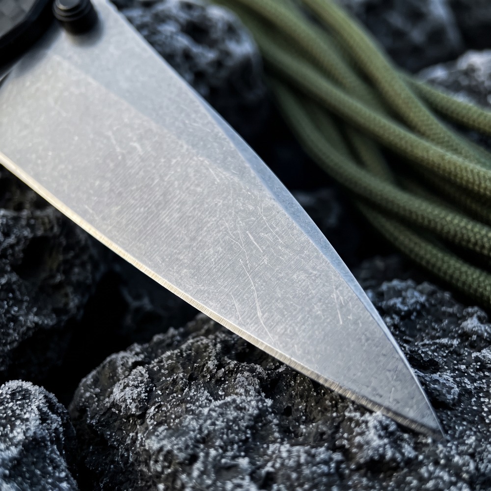 มีดพับพกพา 1660 ด้ามคาร์บอนไฟเ - Everyday Carry (Edc) Knife บทวิจารณ์และราคา